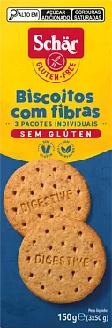 Biscoitos com Fibras 150 g