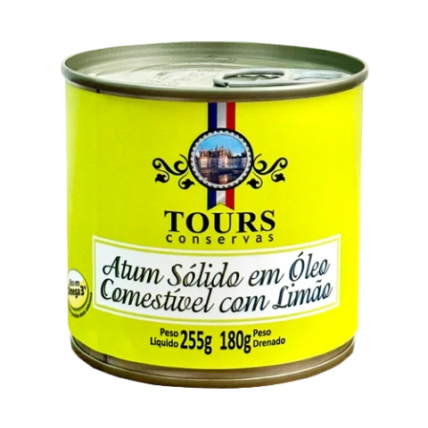 Atum Sólido em Óleo com LIMÃO LT 255g