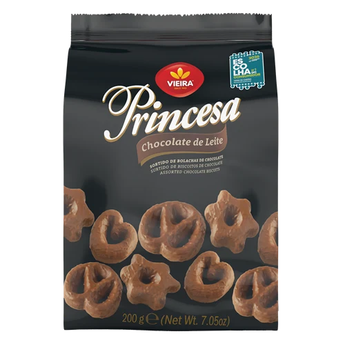 Bolachas Sortido Princesa Chocolate 200g